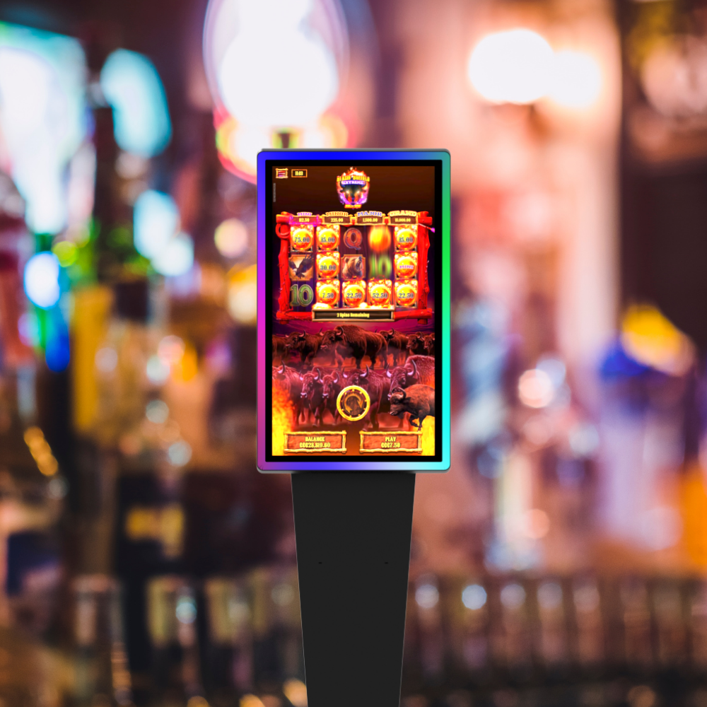 Slots game on MS Gaming tablet